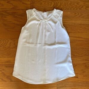 Soft Surroundings Teagan Tunic Tank in White size small.
